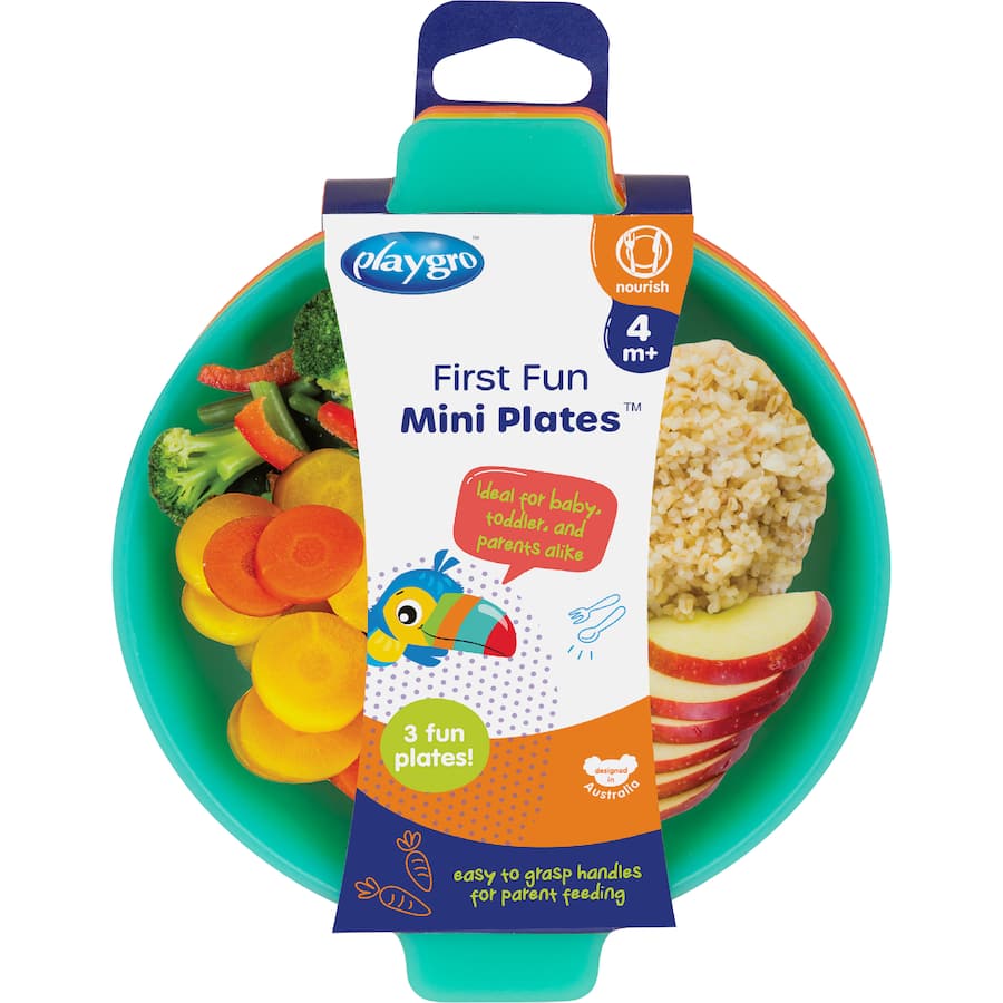 Playgro Baby Plate First Fun Mini Plates