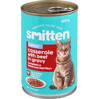 Smitten Wet Cat Food Casserole Beef In Gravy