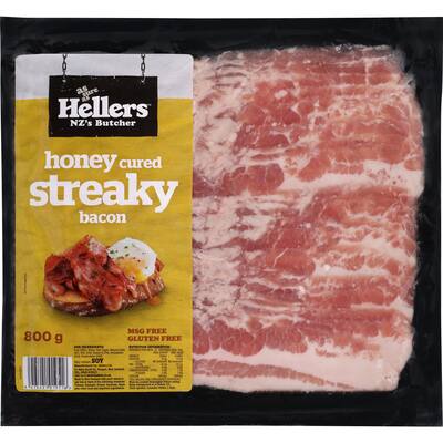 hellers streaky bacon honey cured