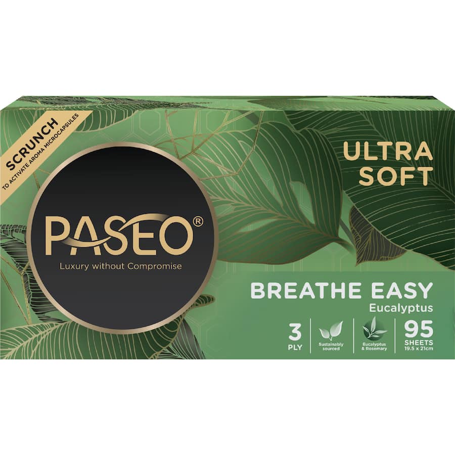 Paseo Facial Tissues Ultra Soft Eucalyptus