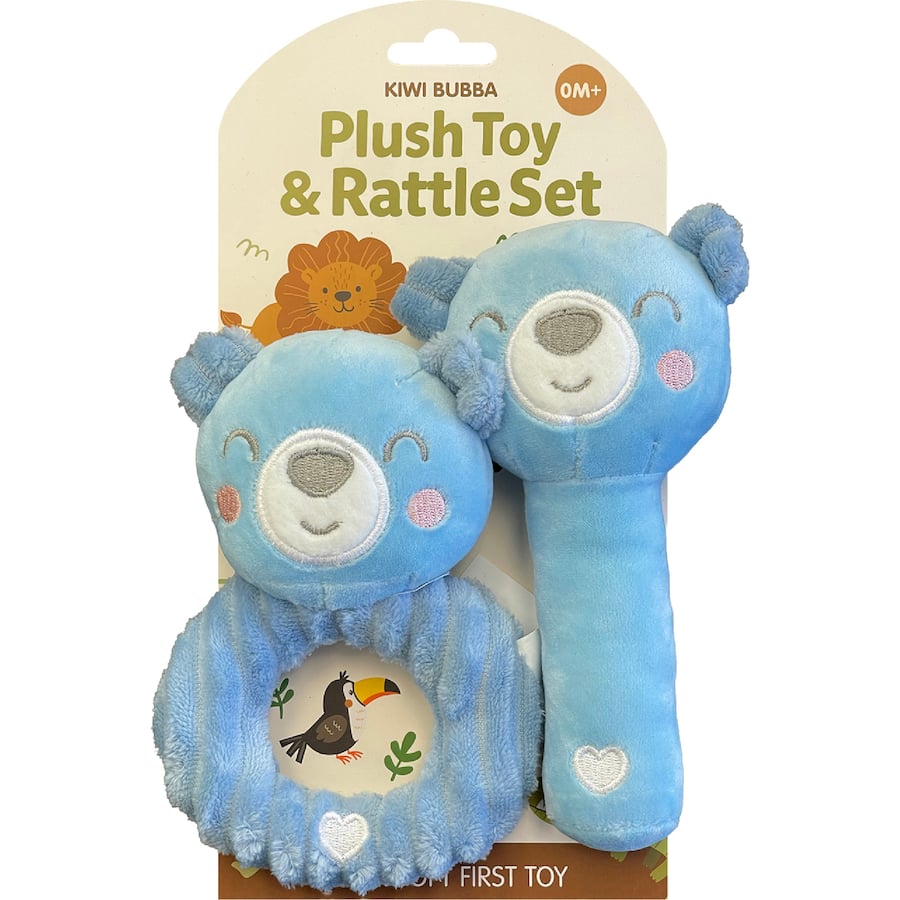 Kiwi Bubba Plush Toy With Rattle