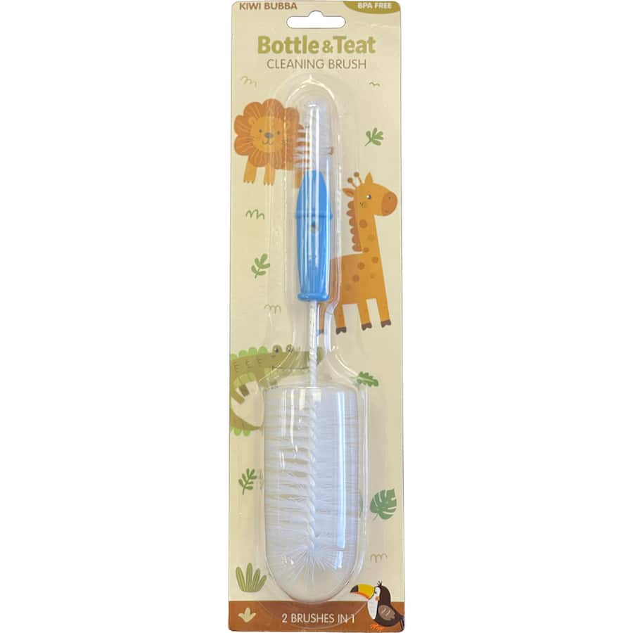 Kiwi Bubba Bottle Brush 2 In 1 Bottle & Nipple Brush