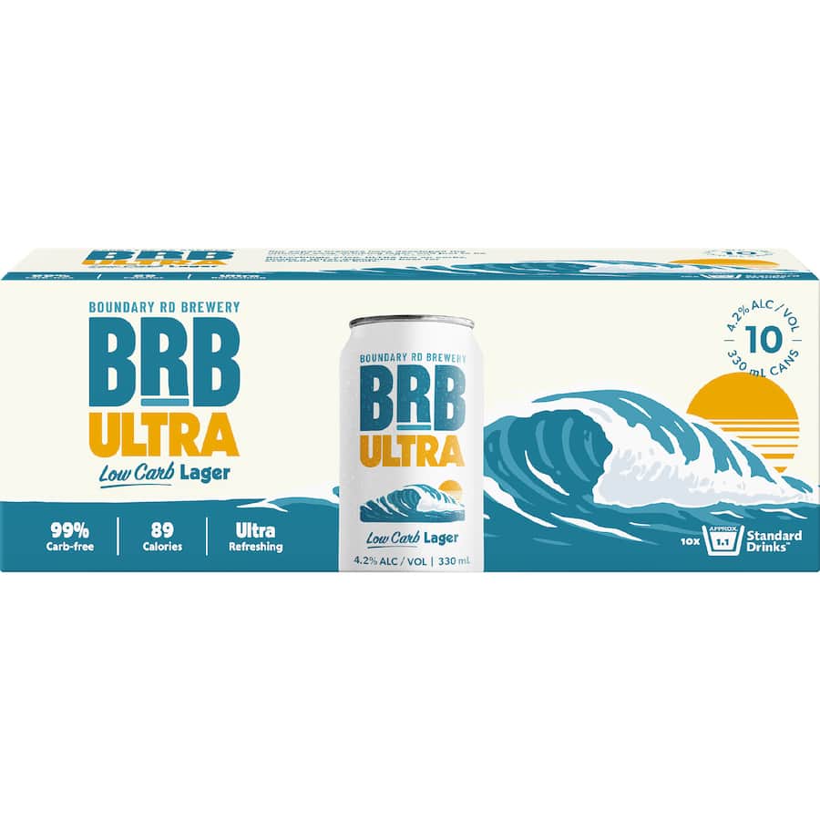 Boundary Road Brewery Beer Ultra Low Carb Lager