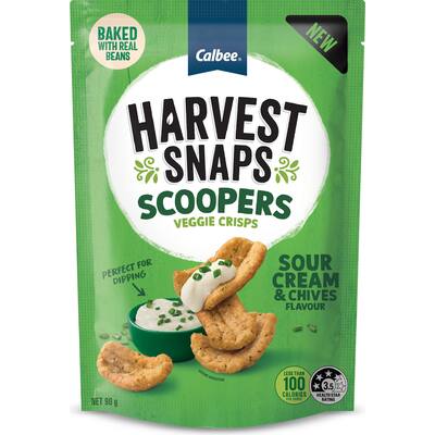 harvest snaps scoopers sour cream & chives