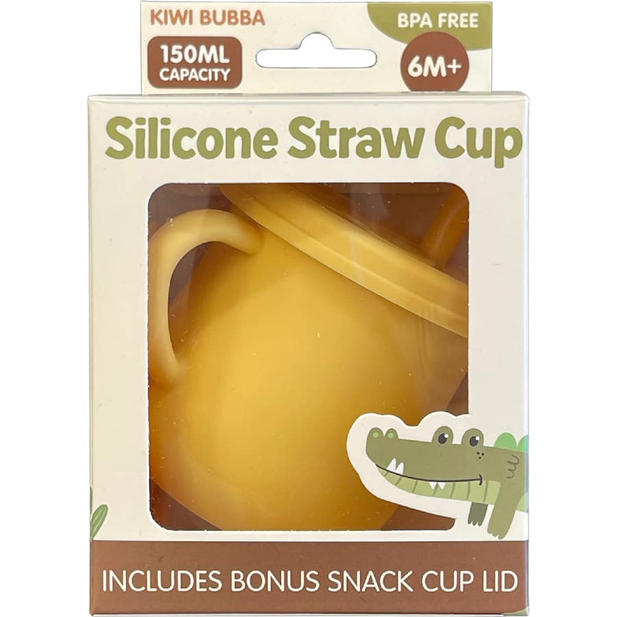Kiwi Bubba Baby Cup Silicone Straw Cup