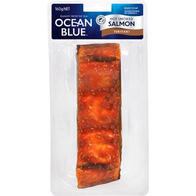 ocean blue salmon hot smoked teriyaki