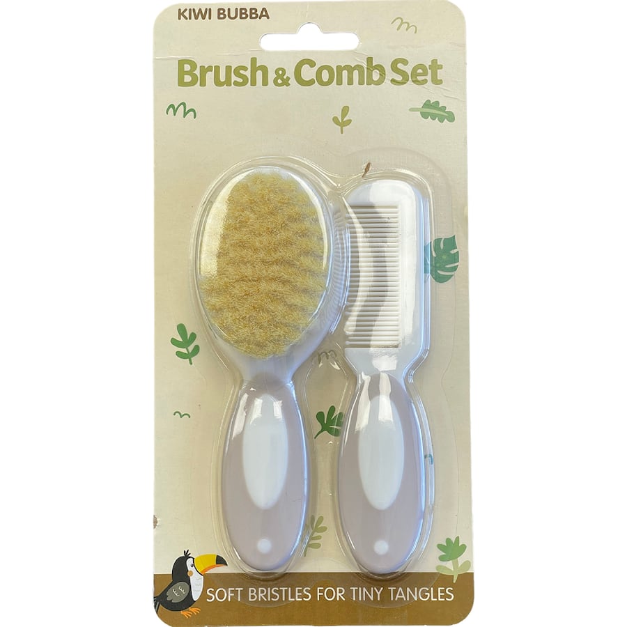 Kiwi Bubba Brush And Comb Set