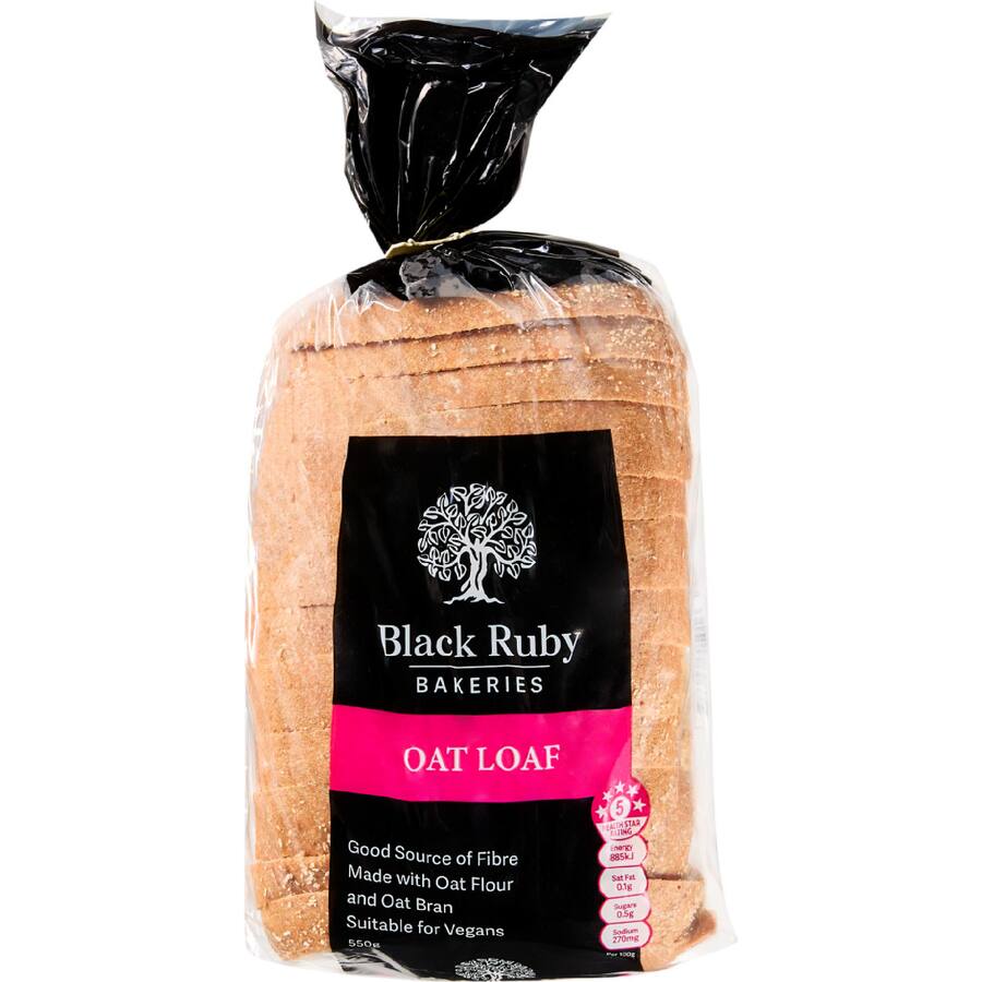 Black Ruby Bread Oat Loaf