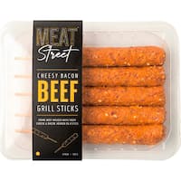 meat street beef grillsticks cheesy bacon