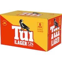 Tui Strong Lager Cans (6x330ml)