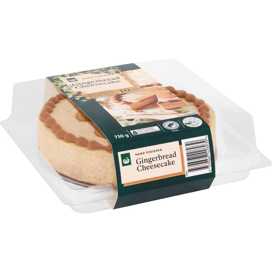 Woolworths Cheesecake Gingerbread