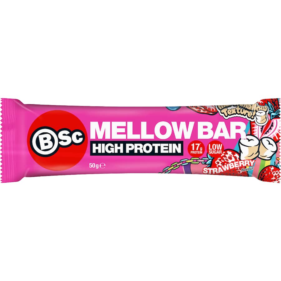 Bsc Mellow Bar High Protein Strawberry