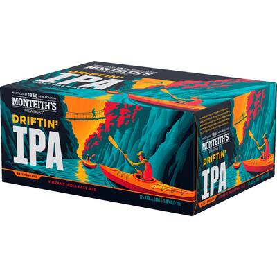 monteith's craft beer driftin ipa