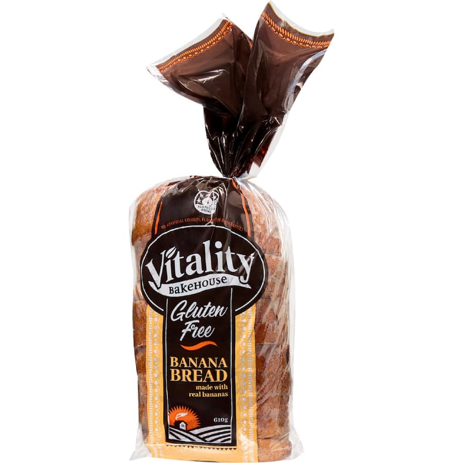 Vitality Banana Bread Gluten Free