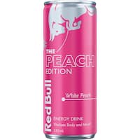 red bull energy drink white peach edition