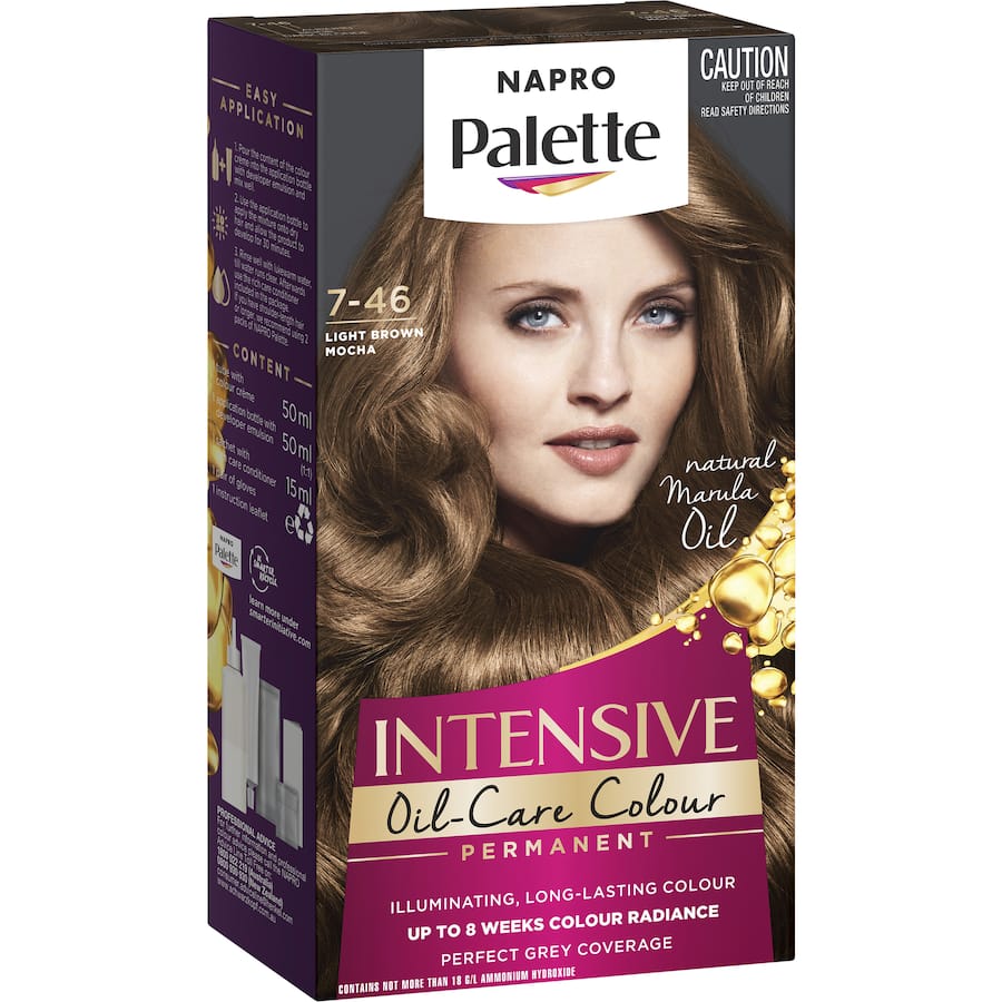 Napro Palette Hair Colour Light Brown Mocha 7-46 115Ml