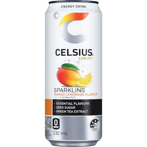 Celsius Energy Drink Sparkling Mango Lemonade