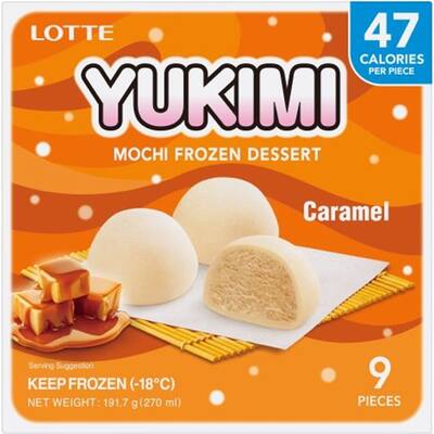 yukimi ice cream mochi caramel