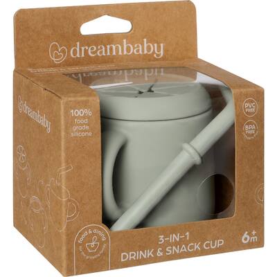 dreambaby baby cup 4 in 1 drink & snack
