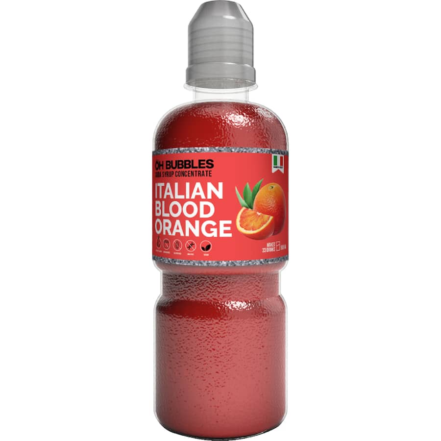 Oh Bubbles Concentrate Syrup Blood Orange