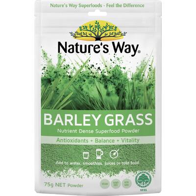 natures way superfood powder barley grass