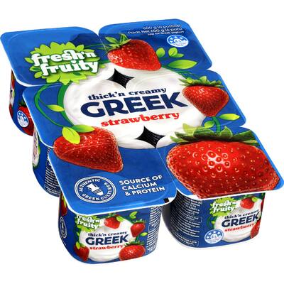 fresh n fruity yoghurt greek strawberry