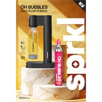 Oh Bubbles Sparkling Water Maker Black