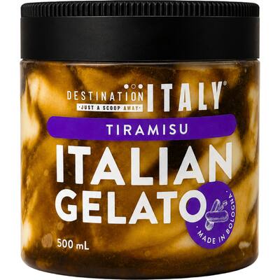 destination italy gelato tiramsu