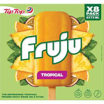 fruju ice blocks tropical
