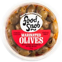 Food Snob Olives Marinated Chilli Garlic Oil