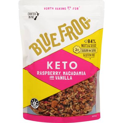 blue frog keto cereal raspberry macadamia & vanilla