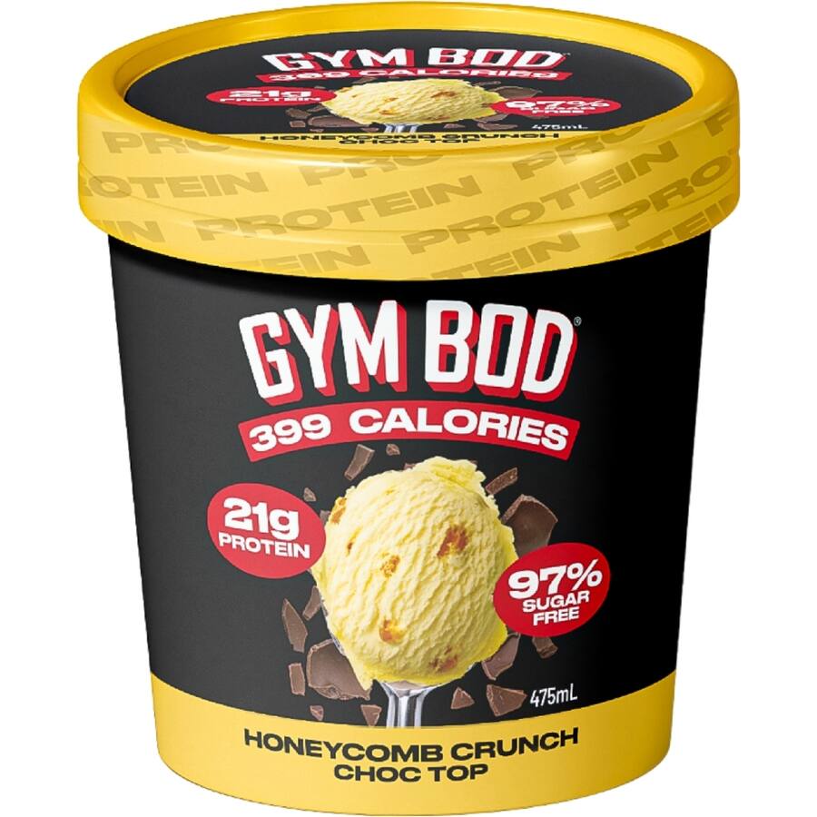 Gym Bod Frozen Dessert Honeycomb Crunch Choc