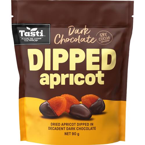 Tasti Dried Apricots Chocolate Dipped