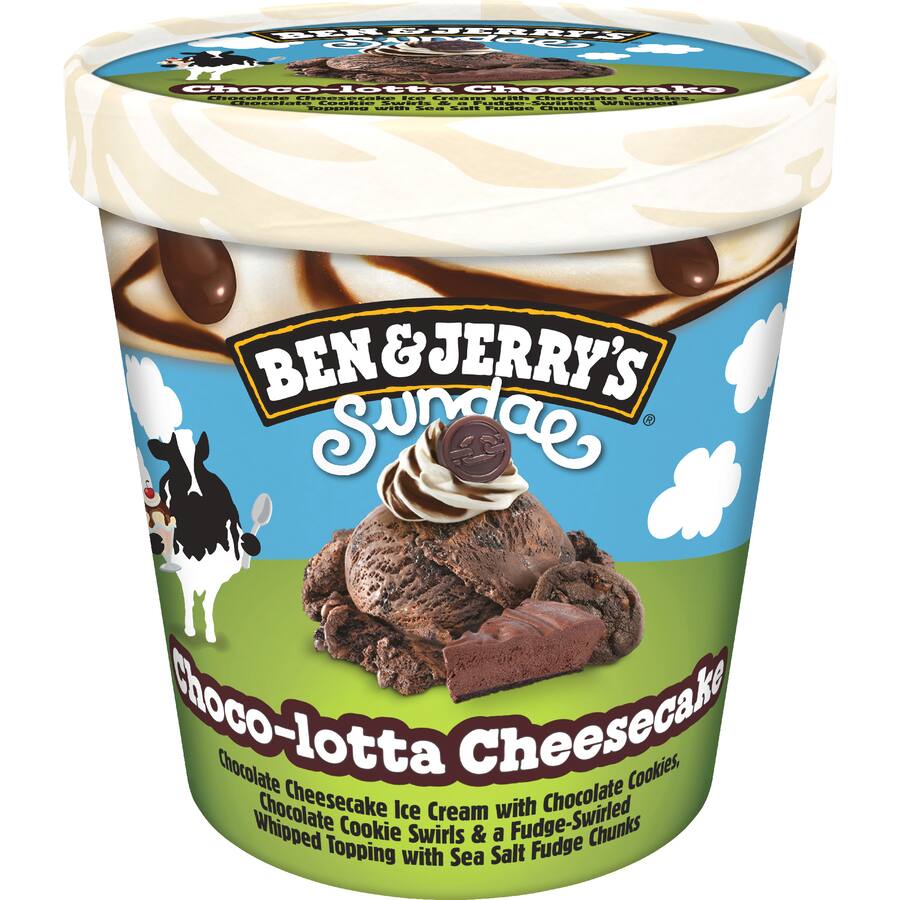Ben & Jerry's Ice Cream Choc Cookie Crumble Sundae
