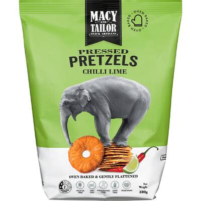 macy & tailor pressed pretzels chilli lime
