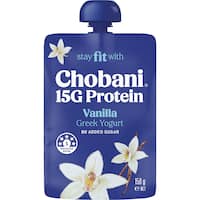 chobani fit high protein yoghurt vanilla pouch