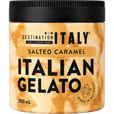 destination italy gelato salted caramel