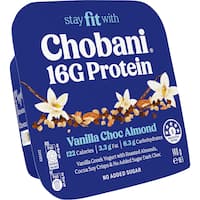Chobani Fit Greek Yoghurt Vanilla Choc Almond