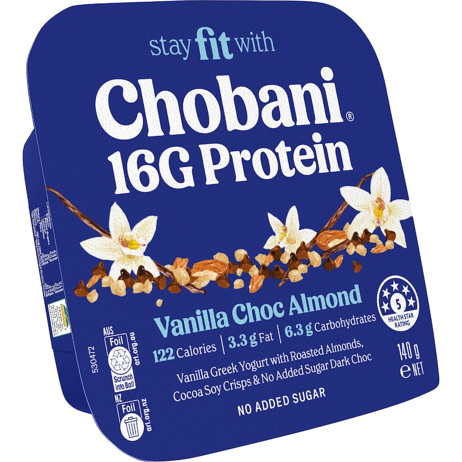 Chobani 16G Flip Protein Greek Yoghurt Vanilla Choc Almond