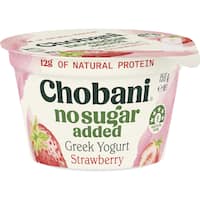 Chobani Yoghurt Strawberry No Sugar Added