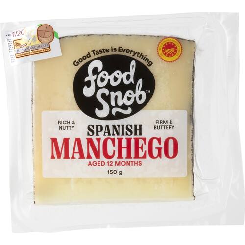 Food Snob Cheese Spanish Manchego