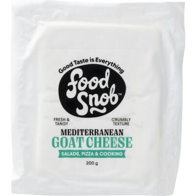 food snob cheese mediterranean goat