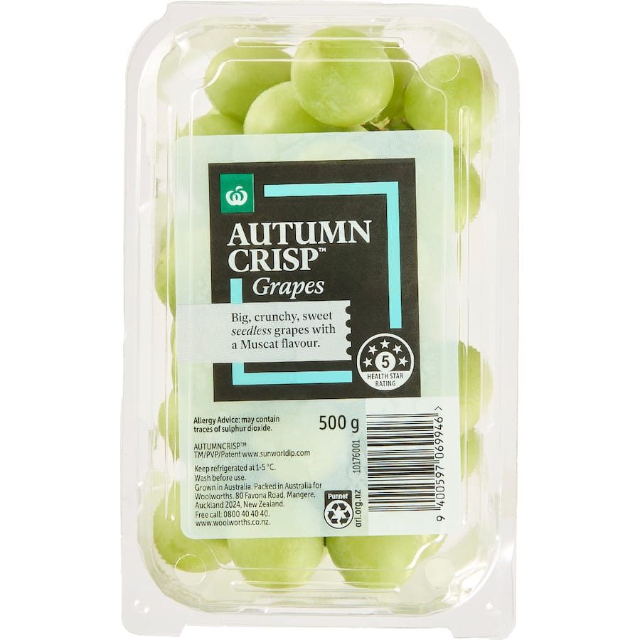 Woolworths Grapes Autumn Crisp