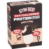 Gym Bod Frozen Dessert Stick Vanilla Choc Dipped