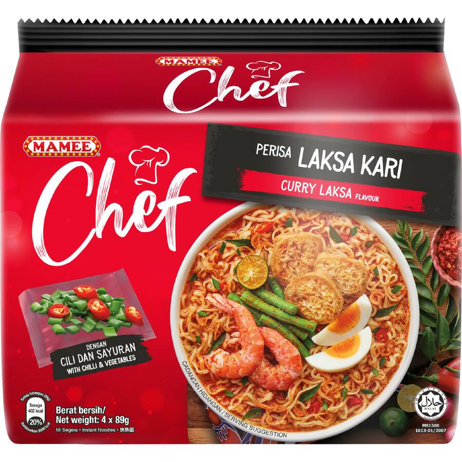 Mamee Chef Noodles Curry Laksa