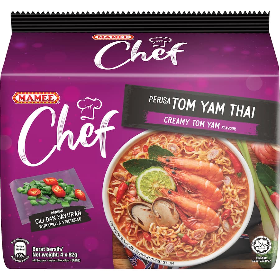 Mamee Chef Instant Noodles Creamy Tom Yam Thai