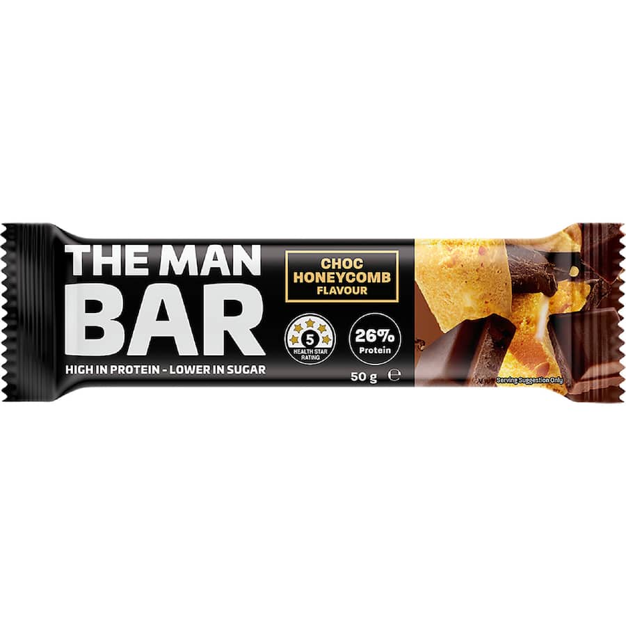 The Man Bar Protein Bar Honeycomb Choc