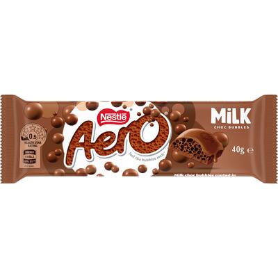 nestlé aero chocolate bar milk chocolate