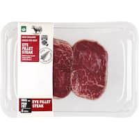 woolworths beef eye fillet (min order 250g)