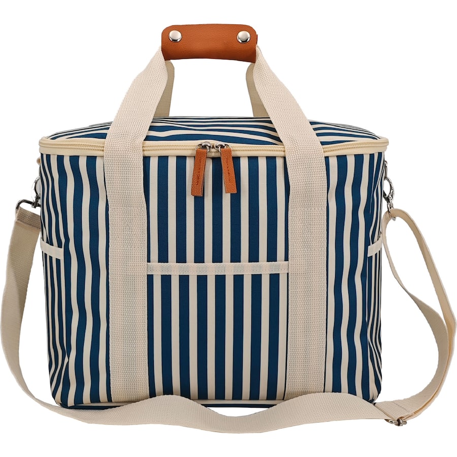 Striped Cooler Bag